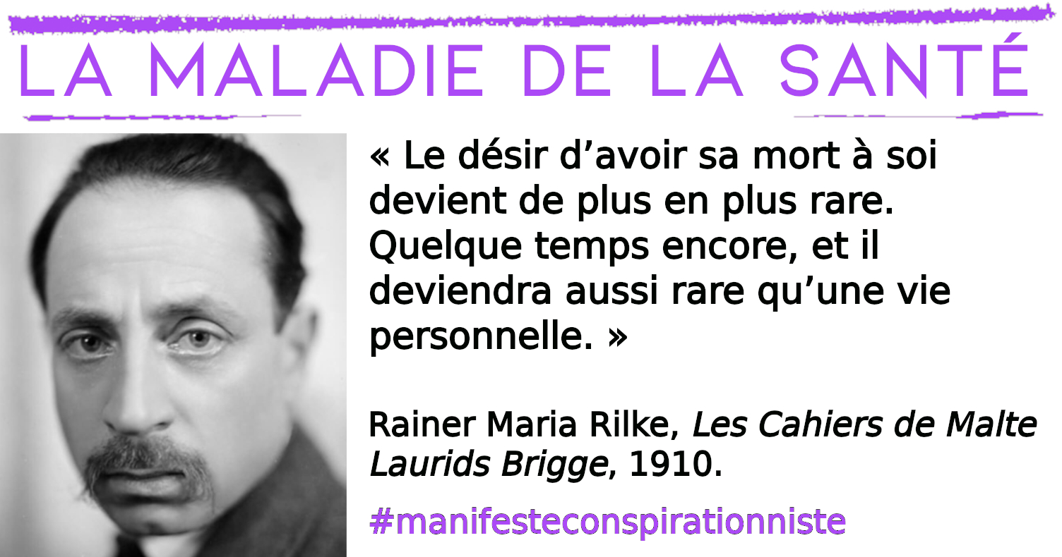 Schisme maladie sante Rilke